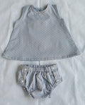 A line top and diaper cover 3 to 6 months