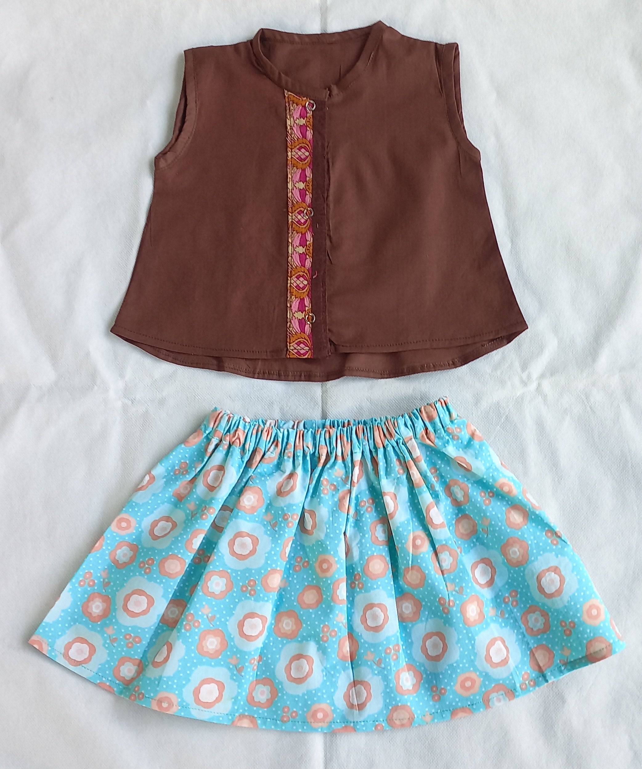 Top and skirt for summer 12 to 18 months
