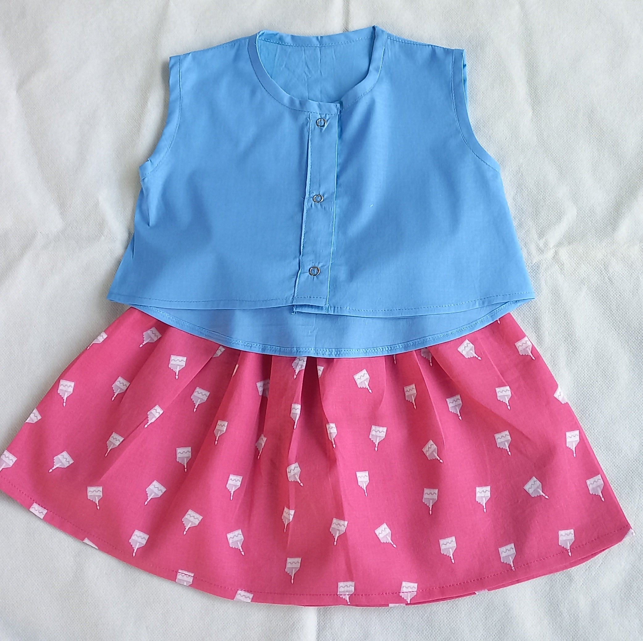 Top and skirt for summer 12 to 18 months