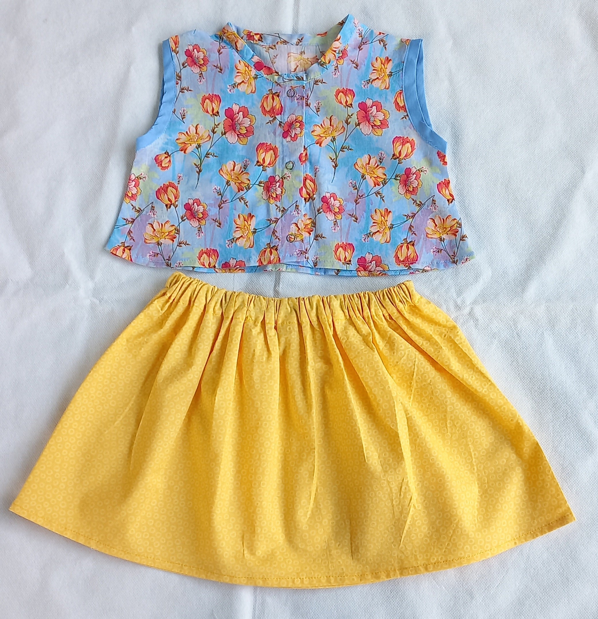 Top and skirt for summer 12 to 18 months