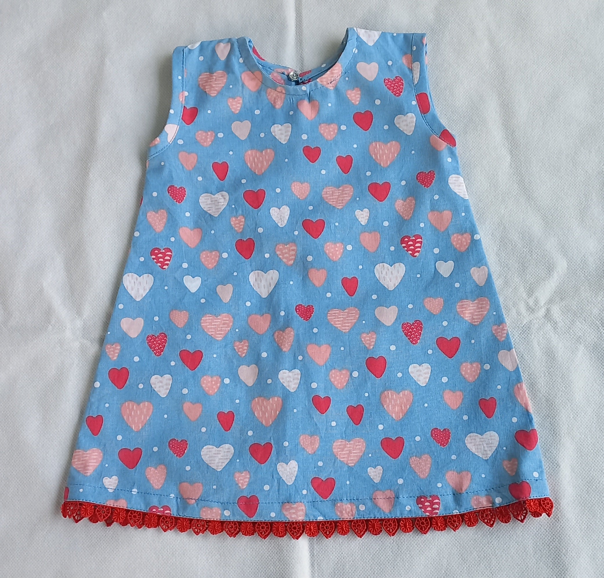 A line cotton top 6 to 9 months