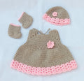 Crochet baby set