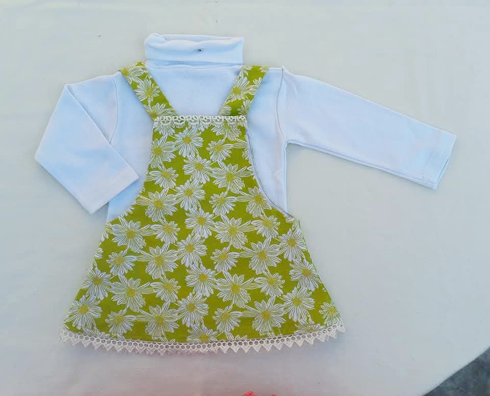 Cotton dungree and hineck